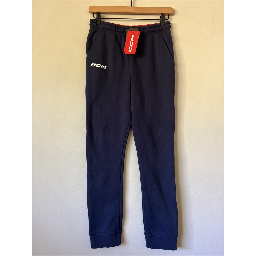 Youth BOYS CCM Cuffed Jogger Youth Training Pants Size Large NEW Hockey